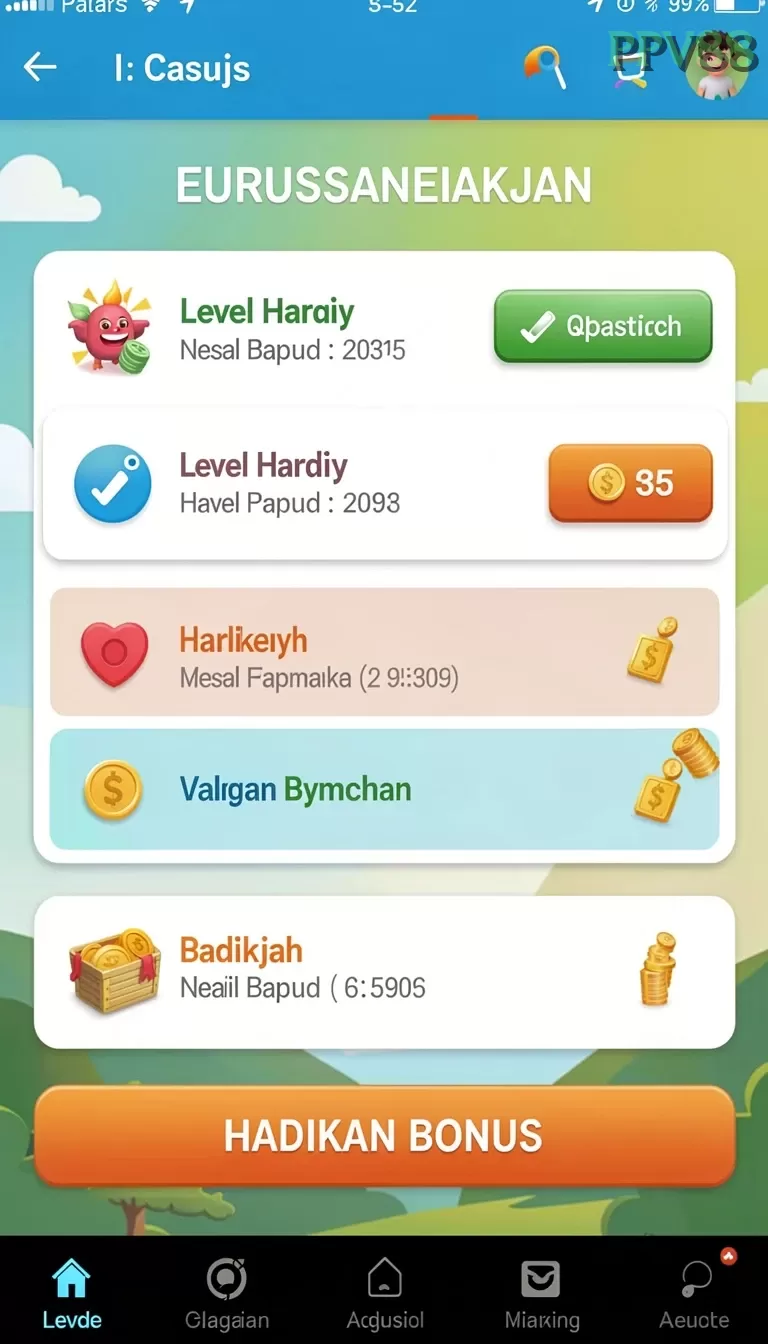 Cuplikan layar DMD999 — halaman utama
