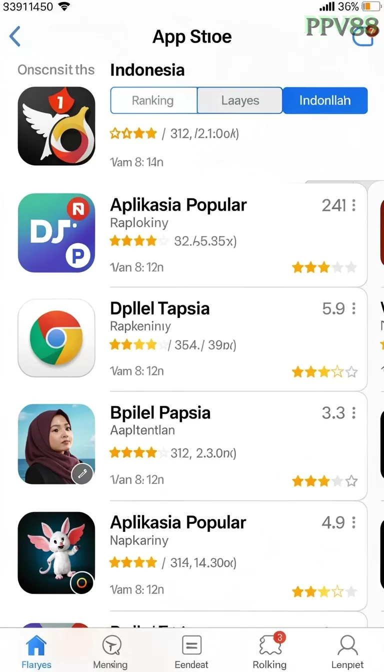 Cuplikan layar ATM138 — aktivitas